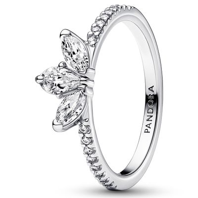 Pandora 192392C01 Ring Sparkling Herbarium Cluster zilver-zirconia wit