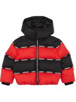 Burberry Kids doudoune à bande logo - Rouge