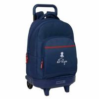 Schoolrugzak met Wielen El Pulpo Marineblauw 33 x 45 x 22 cm