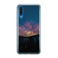 Travel to space: Samsung Galaxy A50 Transparant Hoesje