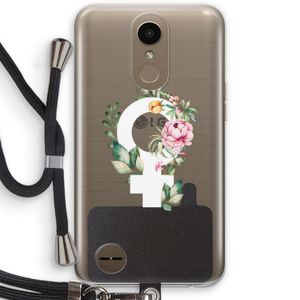 Venus: LG K10 (2017) Transparant Hoesje met koord