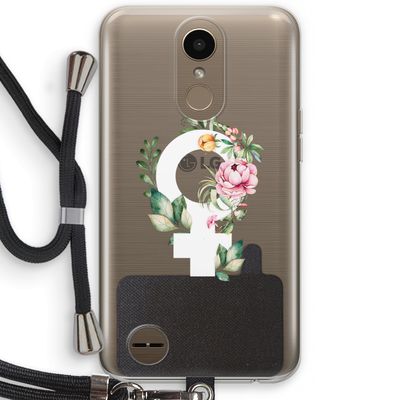 Venus: LG K10 (2017) Transparant Hoesje met koord