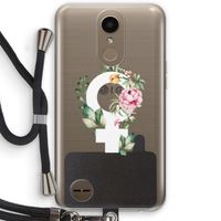 Venus: LG K10 (2017) Transparant Hoesje met koord