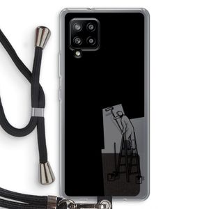 Musketon Painter: Samsung Galaxy A42 5G Transparant Hoesje met koord