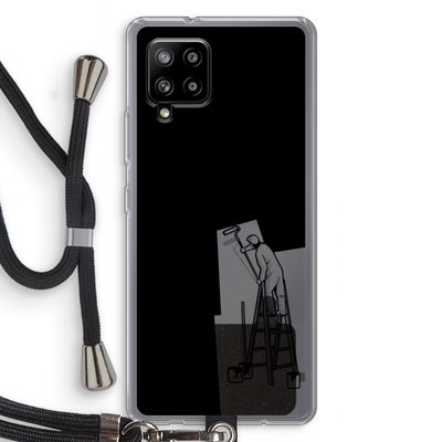 Musketon Painter: Samsung Galaxy A42 5G Transparant Hoesje met koord