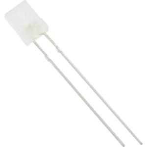 TRU COMPONENTS 1577446 Bedrade LED Wit Rechthoekig 2 x 5 mm 1250 mcd 120 ° 20 mA