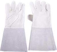 WKS Black protective gloves with long cuff