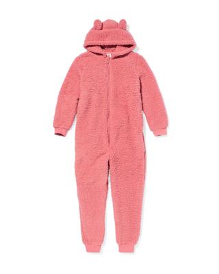 HEMA Kinderonesie teddy roze (roze)