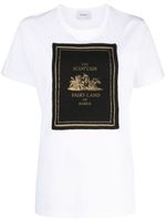 Barrie logo-patch cotton T-shirt - Blanc - thumbnail