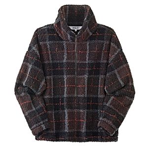 Aigle Fleecetrui AIW23MFLE008, grijs-zwart, Maat: XL