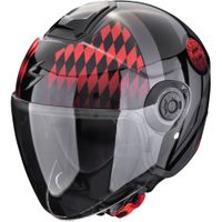 SCORPION EXO-City II FC Bayern, Jethelm of scooter helm, Zwart-Rood - thumbnail