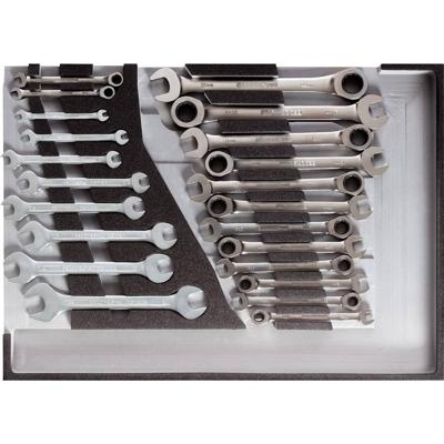 Gedore RED 3301687 R22350006 Steek-ringratelsleutelset Sleutelbreedte (metrisch) 07 - 29 mm