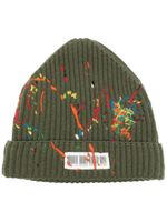 Mostly Heard Rarely Seen bonnet à effet taches de peinture - Vert