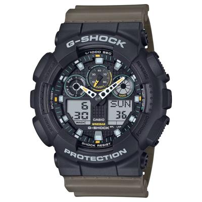 Casio G-Shock OVERSIZED - TWO TONE UTILITY COLOURS Zwart (Ø 51 mm) Heren horloge