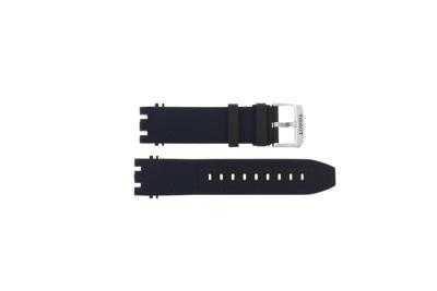 Horlogeband Tissot T1154272704100 / T603044210 Rubber Zwart 22mm