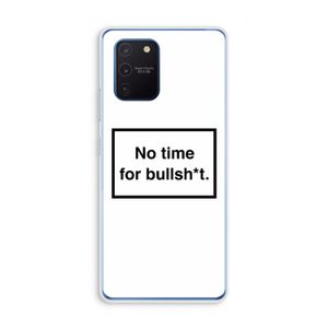 No time: Samsung Galaxy Note 10 Lite Transparant Hoesje