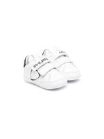 Philippe Model Kids chaussures en cuir à attache scratch - Blanc