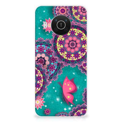 Nokia X10 | X20 | Hoesje maken | Cirkels en Vlinders