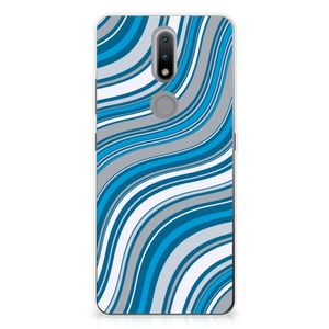 Nokia 2.4 TPU bumper Waves Blue