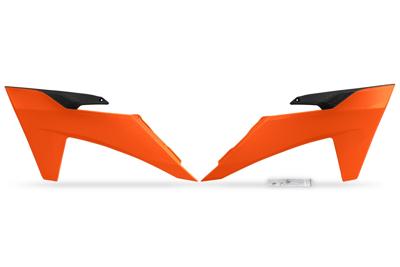 UFO PLAST radiateurafdekking radiator covers ufo ktm orange