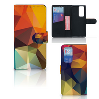 OPPO Find X3 Neo 5G Book Case Polygon Color