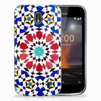 Nokia 1 | TPU | Siliconen hoesje | Mozaïek