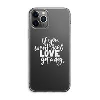 Partner in crime: iPhone 11 Pro Max Transparant Hoesje