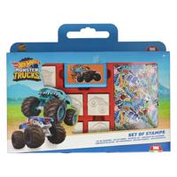 Multiprint Hot wheels kleurset met stempels, 41dlg. - thumbnail