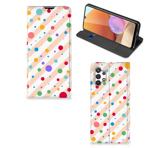 Samsung Galaxy A32 4G | A32 5G Enterprise Editie Hoesje met Magneet Dots