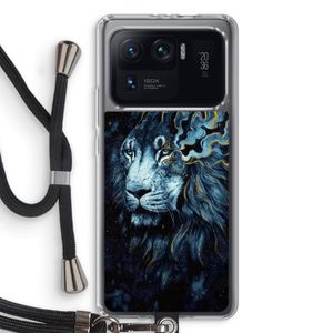 Darkness Lion: Xiaomi Mi 11 Ultra Transparant Hoesje met koord