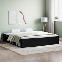 Bedframe zwart 180x200 cm Super King Size