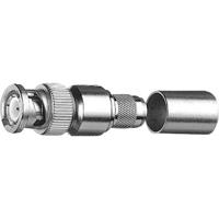 Telegärtner 100023473 100023473 HDTV-BNC-connector Stekker, recht 75 Ω 1 stuk(s)