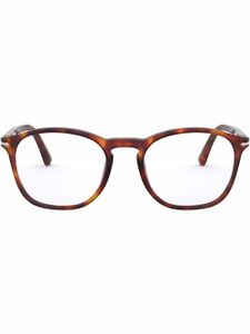 Persol lunettes de vue à effet écaille de tortue - Vert