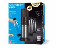 SodaStream Duo Titan Promo-Pack 2 glazen karaffen 1l + 1 fuse 1l