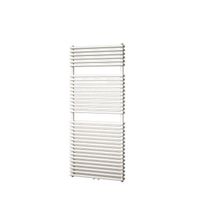 Designradiator Florion Nxt Dubbel 140,6 x 60 cm 1153 Watt met Middenaansluiting Zilver Metallic