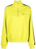 Tory Burch sweat à détails rayés - Vert