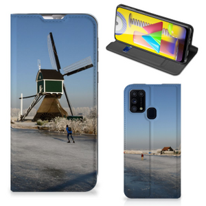 Samsung Galaxy M31 Book Cover Schaatsers