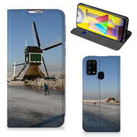 Samsung Galaxy M31 Book Cover Schaatsers