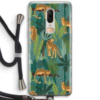 Luipaard 2: OnePlus 6 Transparant Hoesje met koord