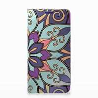 Samsung Galaxy S10e Smart Cover Purple Flower - thumbnail