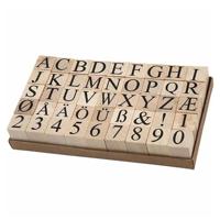 Creativ Company Houten stempelset, 45dlg.