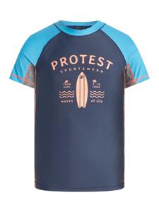 Protest Prtakino Short Sleeve Surf Kinder Zwemshirt Night Skyblue 104