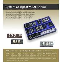 Prijscassette Compact Midi 1311 zwartgou