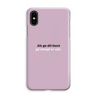 gij moogt er zijn: iPhone XS Max Volledig Geprint Hoesje