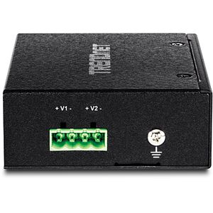 Trendnet TI-SG104 network splitter Zwart Power over Ethernet (PoE)