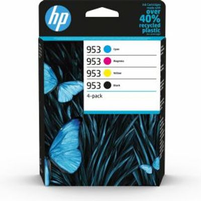 HP 953 Origineel Zwart, Cyaan, Magenta, Geel 4 stuk(s)