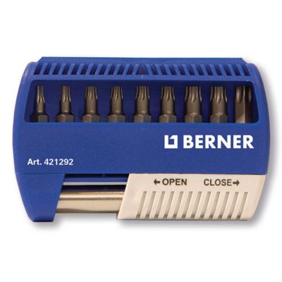 Berner bitbox 1/4" r-tx 10-delig