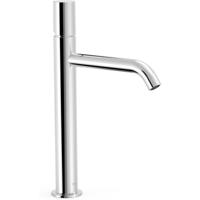 Wastafelkraan Tres Study | Opbouw | Mengkraan | Hoog model | 1-knop | Rond | Chroom