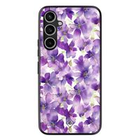 Samsung Galaxy S23 FE hoesje - Floral violet Samsung Galaxy S23 FE hoesje - Floral violet