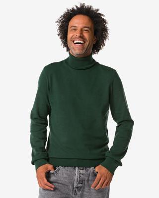 HEMA Heren coltrui Marco donkergroen (donkergroen)